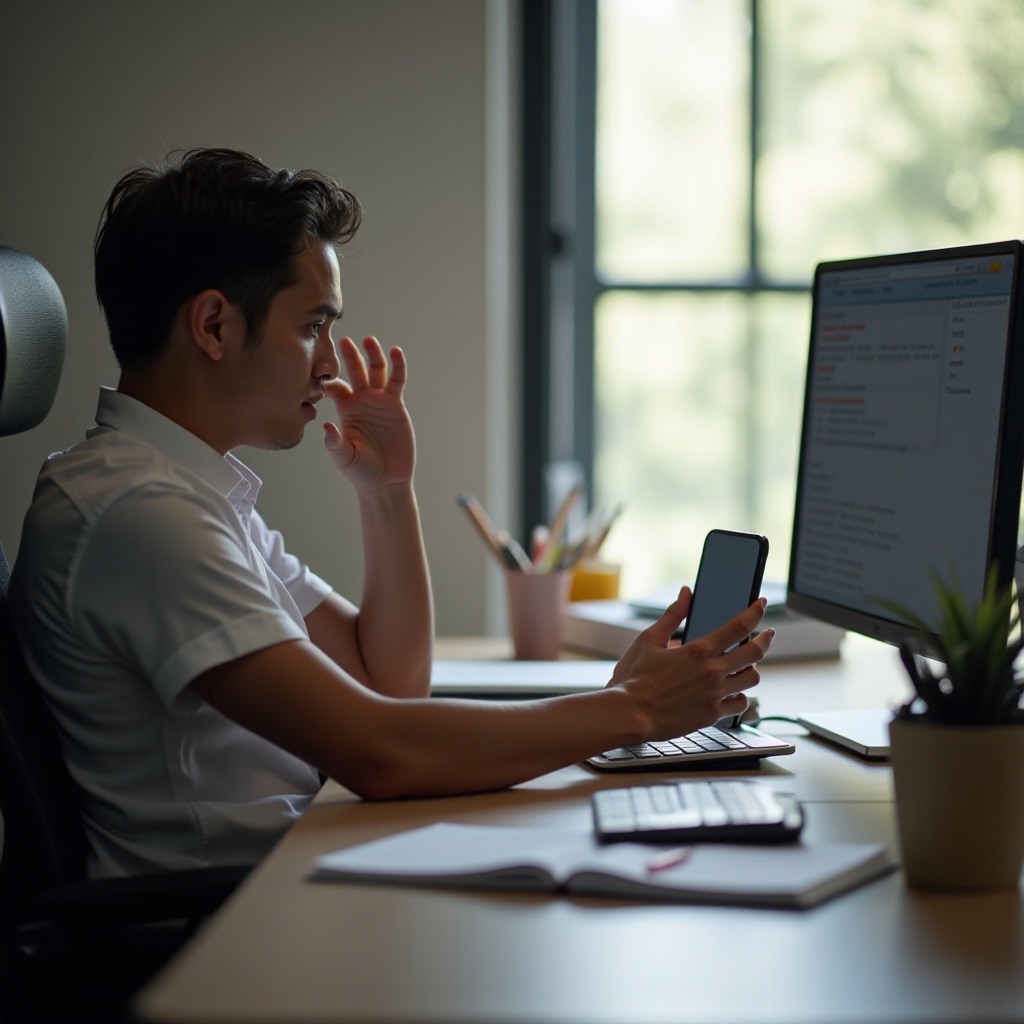 zoom workplace, telefon ekranında resmi göstermiyor