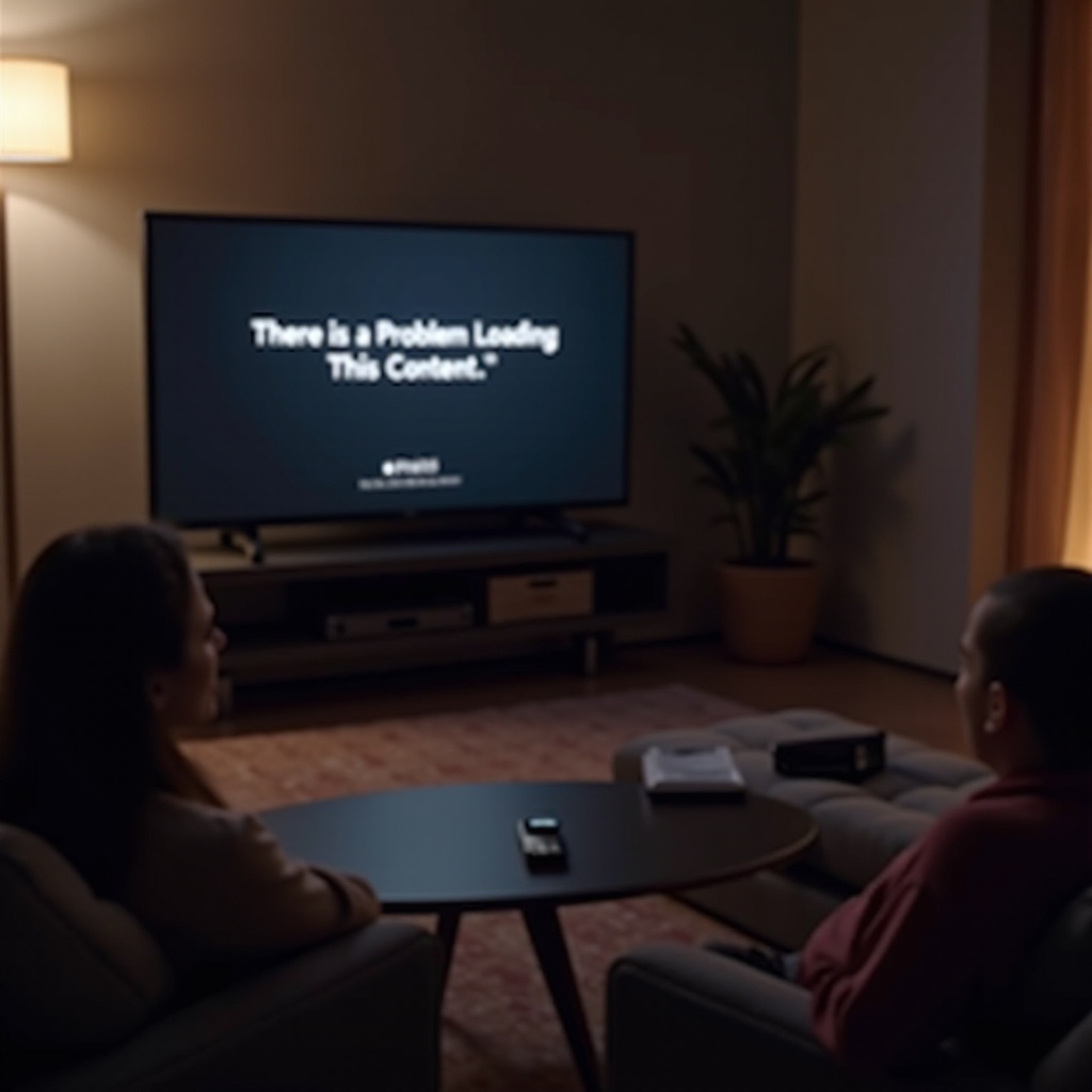 Apple TV このコンテンツの読み込み中に問題が発生しました