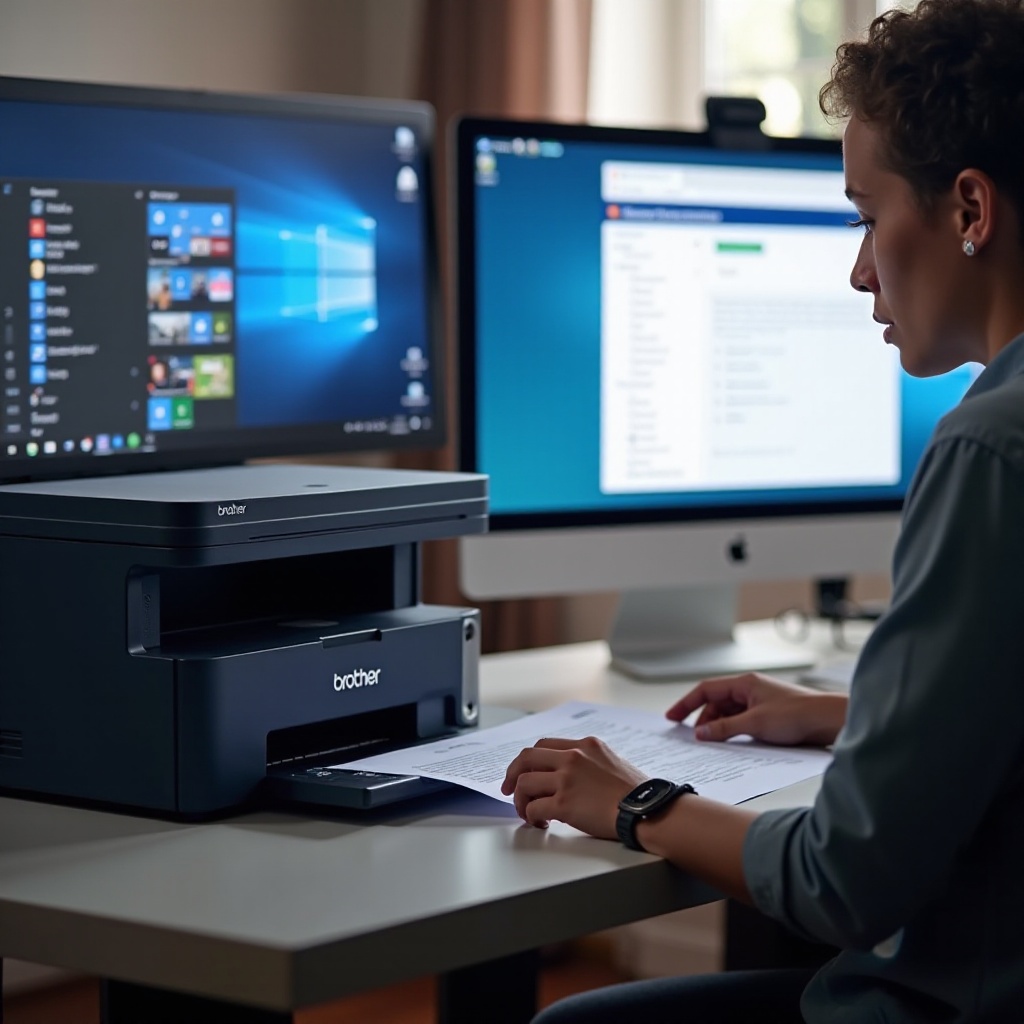 왜 내 브라더 프린터가 인쇄되지 않나요?