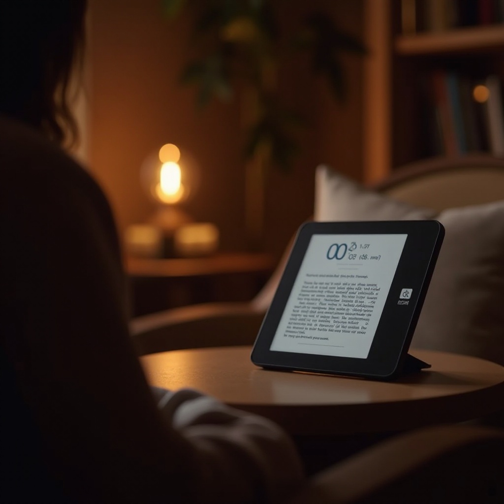 kindle okuma süresini gösterir mi