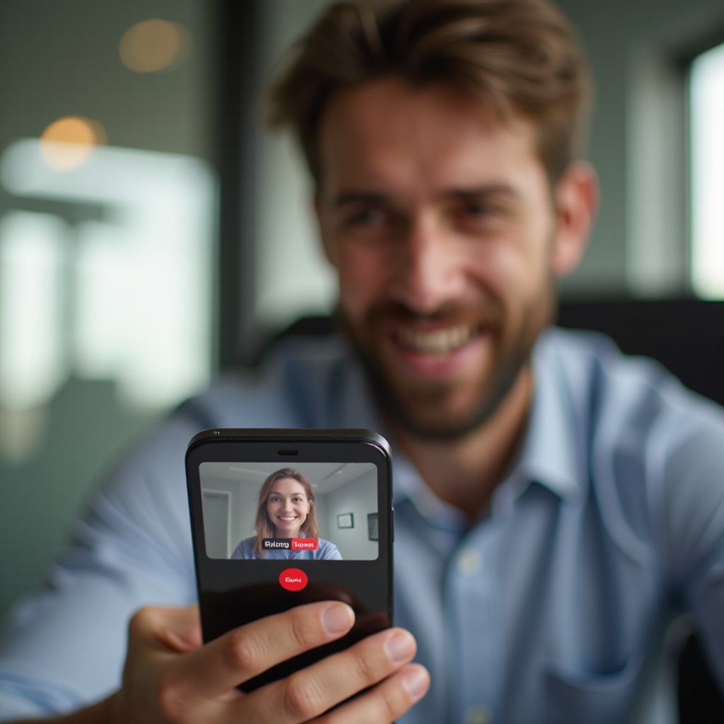 Zoom workplace tidak menampilkan video saya di layar ponsel