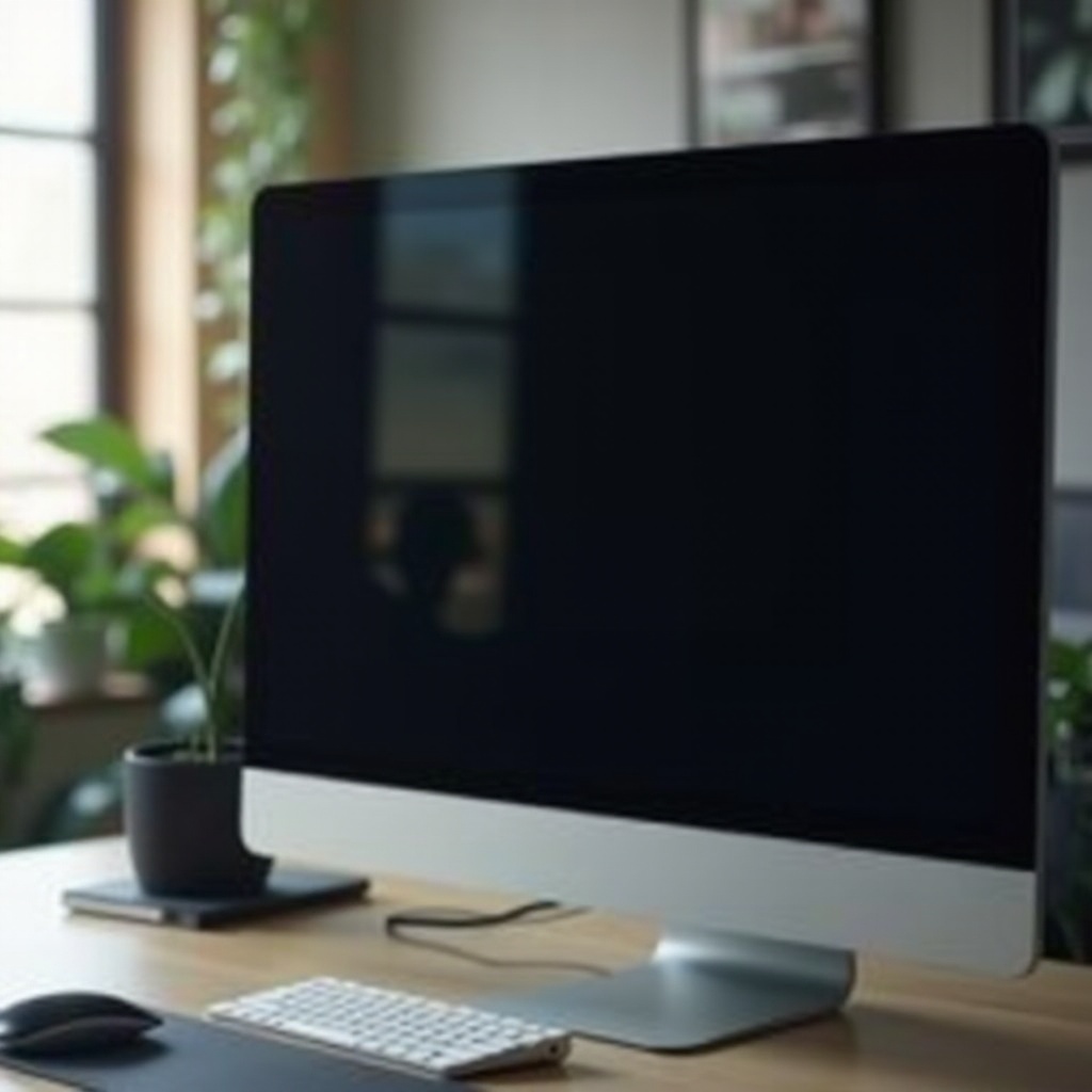 samsung monitör siyah ekran