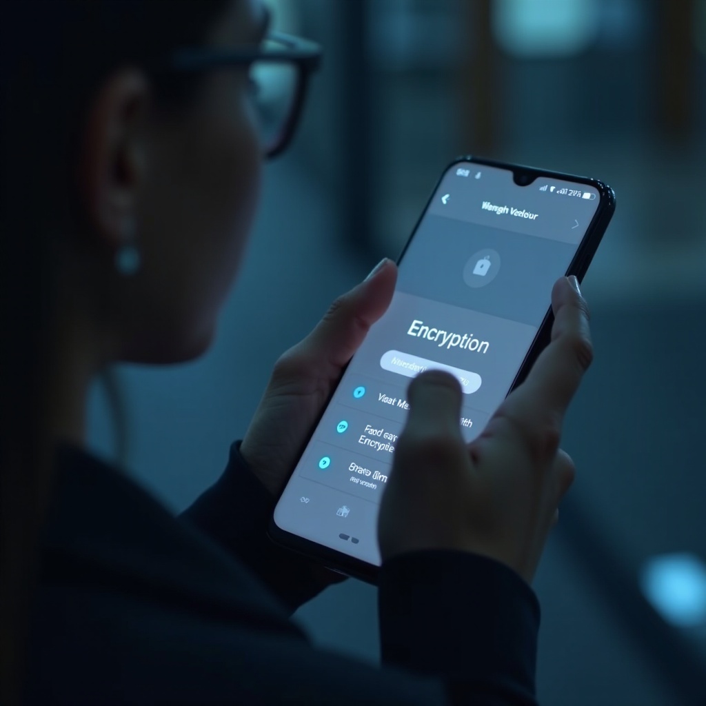 poco x6 pro 5g에서 파일 암호화를 활성화할 수 없습니다