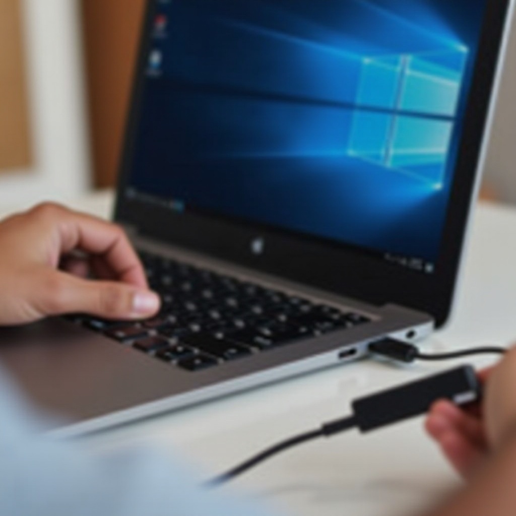 Windows 10 bağlı USB'yi göstermiyor