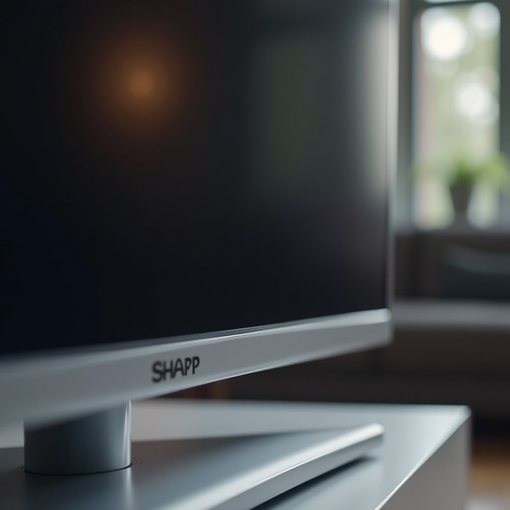 aquos sharp tv tidak bisa menyala