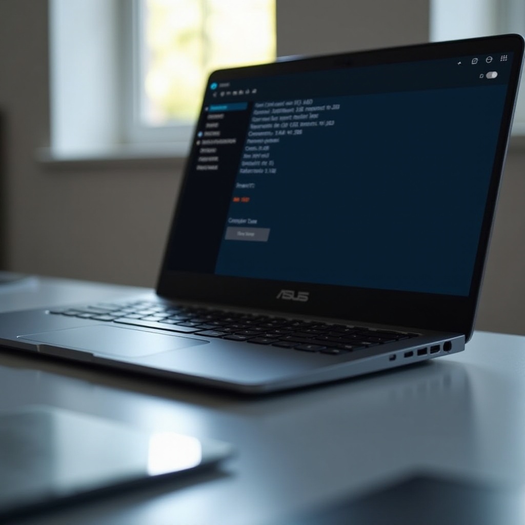 ASUSノートパソコンでタッチパッドを有効にする方法
