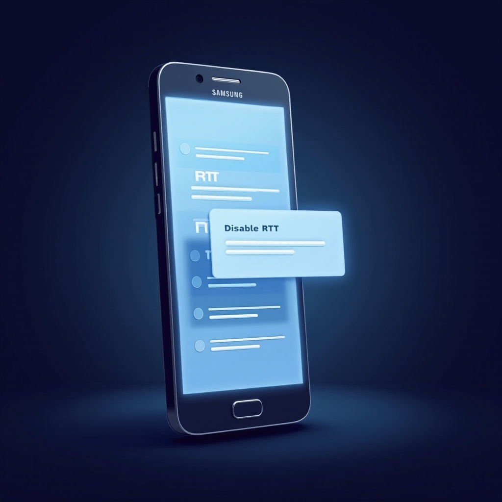 cara mematikan RTT di Samsung