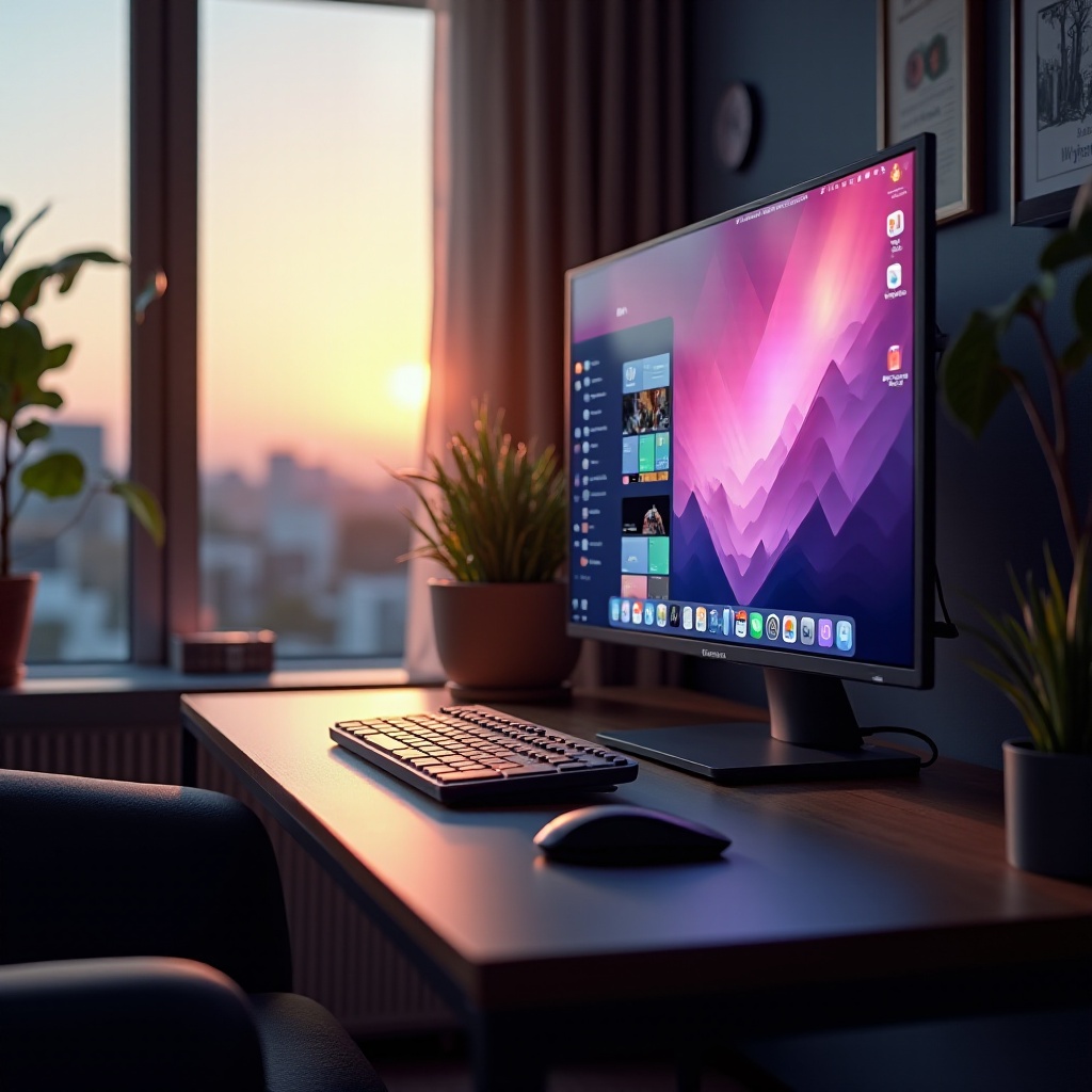 menggunakan TV pintar sebagai monitor komputer