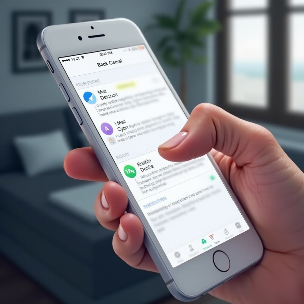 วิธีการกู้คืนแอพเมลบนไอโฟน