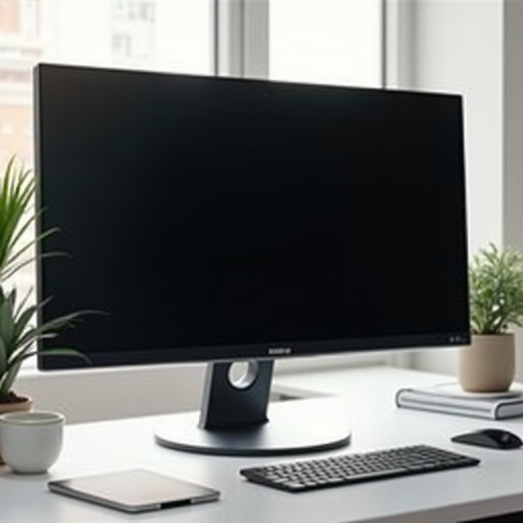 삼성 모니터 검은 화면