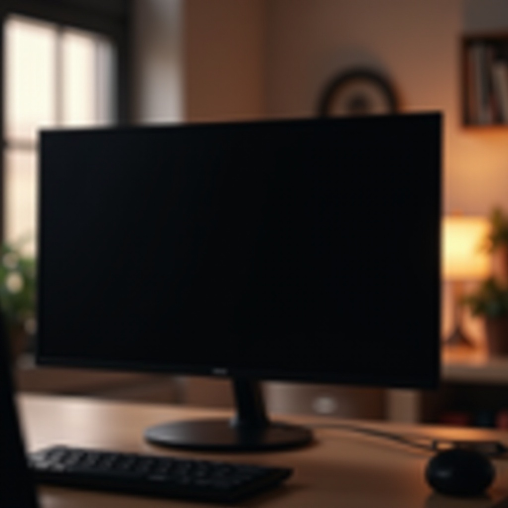 หน้าจอดำของจอมอนิเตอร์ซัมซุง