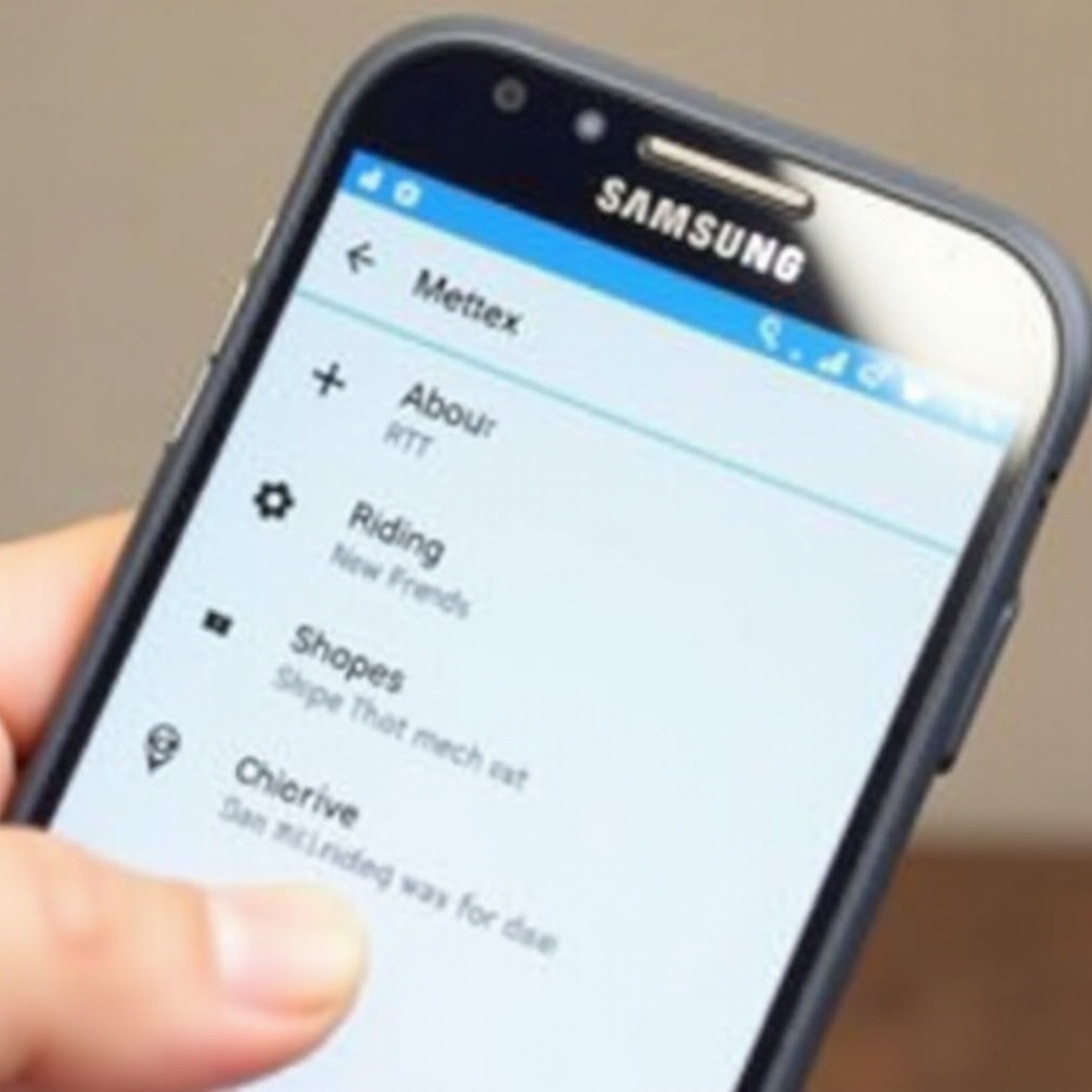 วิธีปิด RTT บน Samsung
